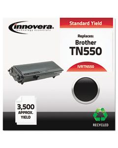 IVRTN550 REMANUFACTURED TN550 TONER, 3500 PAGE-YIELD, BLACK