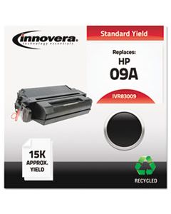 IVR83009 REMANUFACTURED C3909A (09A) TONER, 15000 PAGE-YIELD, BLACK