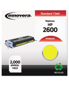 IVR86002 REMANUFACTURED Q6002A (124A) TONER, 2000 PAGE-YIELD, YELLOW