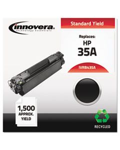 IVRB435A REMANUFACTURED CB435A (35A) TONER, 1500 PAGE-YIELD, BLACK