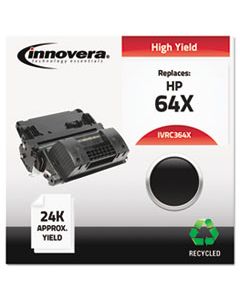 IVRC364X REMANUFACTURED CC364X (64X) HIGH-YIELD TONER, 24000 PAGE-YIELD, BLACK