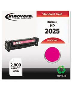 IVRC533A REMANUFACTURED CC533A (304A) TONER, 2800 PAGE-YIELD, MAGENTA
