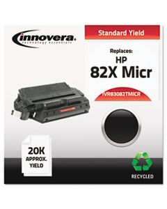 IVR83082TMICR REMANUFACTURED C4182X(M) (82XM) MICR TONER, 22000 PAGE-YIELD, BLACK