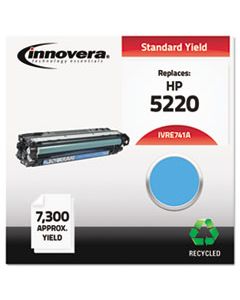 IVRE741A REMANUFACTURED CE741A (307A) TONER, 7300 PAGE-YIELD, CYAN