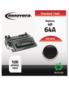 IVRC364A REMANUFACTURED CC364A (64A) TONER, 10000 PAGE-YIELD, BLACK