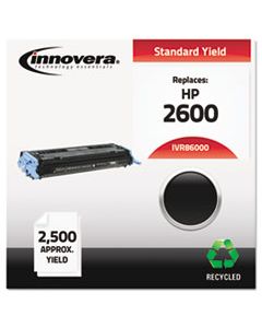 IVR86000 REMANUFACTURED Q6000A (124A) TONER, 2500 PAGE-YIELD, BLACK