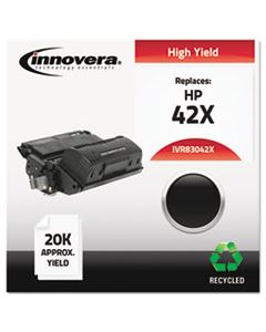 IVR83042X REMANUFACTURED Q5942X (42X) HIGH-YIELD TONER, 20000 PAGE-YIELD, BLACK