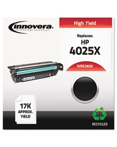 IVRE260X REMANUFACTURED CE260X (649X) HIGH-YIELD TONER, 17000 PAGE-YIELD, BLACK