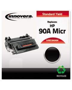 IVRE390AM REMANUFACTURED CE390A(M) (90AM) MICR TONER, 10000 PAGE-YIELD, BLACK