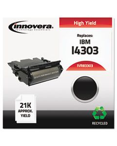 IVR83303 REMANUFACTURED 75P4303 (1332) HIGH-YIELD TONER, 21000 PAGE-YIELD, BLACK