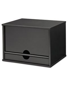 VCT47205 MIDNIGHT BLACK COLLECTION DESKTOP ORGANIZER, 13 3/10 X 10 1/2 X 9 1/5, WOOD