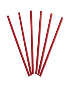 DXEGW104 WRAPPED GIANT STRAWS, 10 1/4", POLYPROPYLENE, RED, 300/BOX, 4 BOXES/CARTON