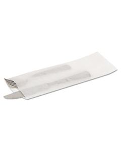 BGC300039 SILVERWARE BAGS, 2.25" X 10", WHITE, 2,000/CARTON