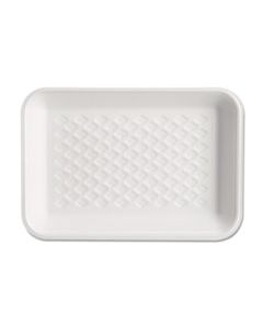 GNPW1002 SUPERMARKET TRAY, FOAM, WHITE, 8-1/4X5-3/4X1, 125/BAG