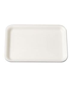 GNP2SWH SUPERMARKET TRAY, FOAM, WHITE, 8-1/4X5-3/4, 125/BAG