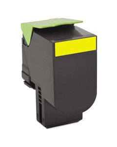 LEX80C10Y0 80C10Y0 RETURN PROGRAM TONER, 1000 PAGE-YIELD, YELLOW