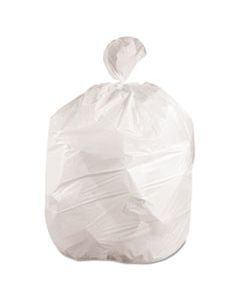 BWK4046EXH LOW-DENSITY WASTE CAN LINERS, 45 GAL, 0.6 MIL, 40" X 46", WHITE, 100/CARTON