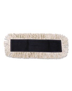 BWK1648 MOP HEAD, DUST, DISPOSABLE, COTTON/SYNTHETIC FIBERS, 48 X 5, WHITE