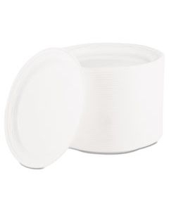 DCC6PWFPK FAMOUS SERVICE PLASTIC DINNERWARE, PLATE, 6" DIA, WHITE, 125/PACK