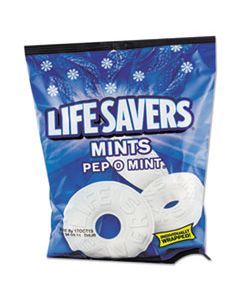 LFS88503 HARD CANDY MINTS, PEP-O-MINT, INDIVIDUALLY WRAPPED, 6.25OZ BAG