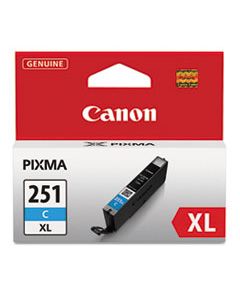 CNM6449B001 6449B001 (CLI-251XL) CHROMALIFE100+ HIGH-YIELD INK, 695 PAGE-YIELD, CYAN