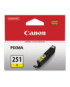 CNM6516B001 6516B001 (CLI-251) CHROMALIFE100+ INK, 330 PAGE-YIELD, YELLOW