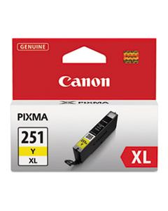 CNM6451B001 6451B001 (CLI-251XL) CHROMALIFE100+ HIGH-YIELD INK, 695 PAGE-YIELD, YELLOW