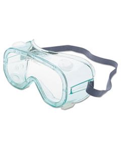 UVXA610S A610S SAFETY GOGGLES, INDIRECT VENT, GREEN-TINT FOG-BAN LENS