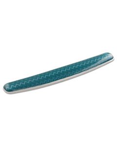 MMMWR308GR FUN DESIGN CLEAR GEL KEYBOARD WRIST REST, 2 3/4" X 18", CHEVRON DESIGN