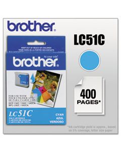 BRTLC51C LC51C INNOBELLA INK, 400 PAGE-YIELD, CYAN