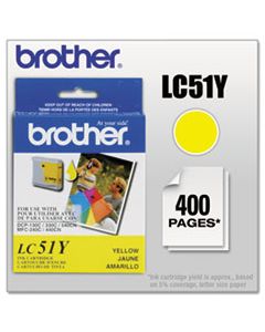 BRTLC51Y LC51Y INNOBELLA INK, 400 PAGE-YIELD, YELLOW