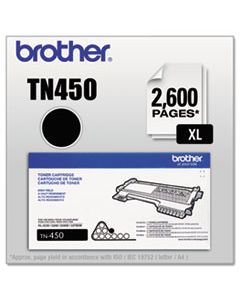 BRTTN450 TN450 HIGH-YIELD TONER, 2600 PAGE-YIELD, BLACK