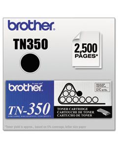 BRTTN350 TN350 TONER, 2500 PAGE-YIELD, BLACK