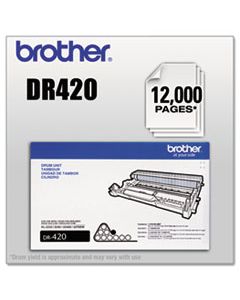 BRTDR420 DR420 DRUM UNIT, 12000 PAGE-YIELD, BLACK