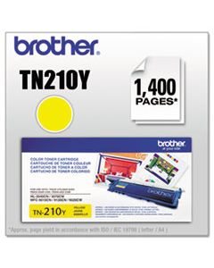 BRTTN210Y TN210Y TONER, 1400 PAGE-YIELD, YELLOW