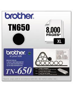 BRTTN650 TN650 HIGH-YIELD TONER, 8000 PAGE-YIELD, BLACK