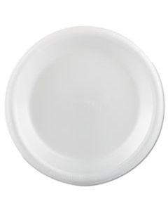 PST12003 FOAM DINNERWARE, PLATE, 9", WHITE