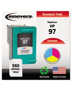 IVR63WN REMANUFACTURED C9363WN (97) HIGH-YIELD INK, 560 PAGE-YIELD, TRI-COLOR