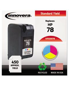 IVR20078 REMANUFACTURED C6578DN (78) INK, 450 PAGE-YIELD, TRI-COLOR