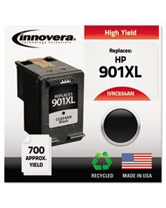 IVRC654AN REMANUFACTURED CC654AN (901XL) HIGH-YIELD INK, 700 PAGE-YIELD, BLACK