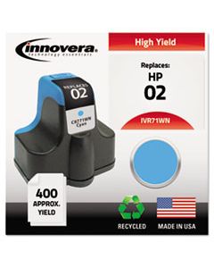 IVR71WN REMANUFACTURED C8771WN (02) INK, 400 PAGE-YIELD, CYAN