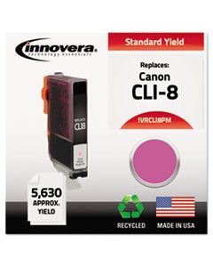 IVRCLI8PM REMANUFACTURED 0625B002 (CLI8PM) INK, 5630 PAGE-YIELD, PHOTO MAGENTA