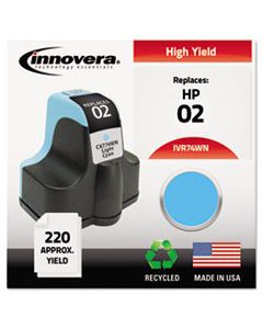 IVR74WN REMANUFACTURED C8774WN (02) INK, 240 PAGE-YIELD, LIGHT CYAN