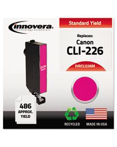 IVRCLI226M REMANUFACTURED 4548B001 (CLI-226) INK, 486 PAGE-YIELD, MAGENTA
