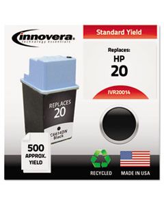 IVR20014 REMANUFACTURED C6614DN (20) INK, 500 PAGE-YIELD, BLACK