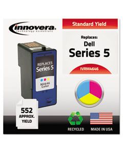 IVRM4646 REMANUFACTURED M4646 (SERIES 5) INK, 552 PAGE-YIELD, TRI-COLOR