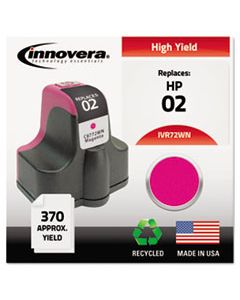IVR72WN REMANUFACTURED C8772WN (02) INK, 370 PAGE-YIELD, MAGENTA