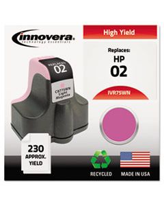 IVR75WN REMANUFACTURED C8775WN (02) INK, 240 PAGE-YIELD, LIGHT MAGENTA