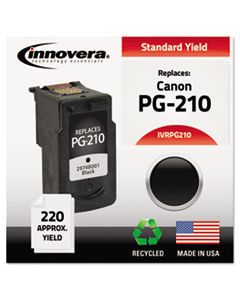 IVRPG210 REMANUFACTURED 2974B001 (PG-210) INK, 220 PAGE-YIELD, BLACK