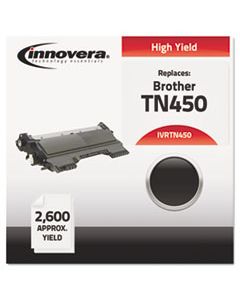 IVRTN450 REMANUFACTURED TN450 HIGH-YIELD TONER, 2600 PAGE-YIELD, BLACK